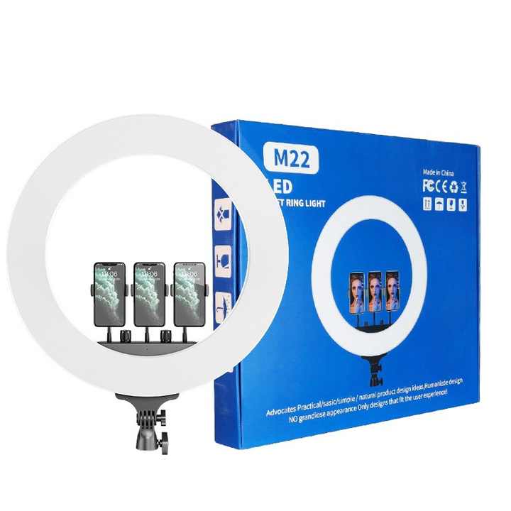 22-Inch Ring Light with 2.1m Tripod – Rwanda - Image 2