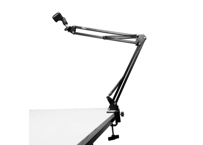 Professional Recording Microphone Table Stand for Dynamic And Condenser Mic - Black - Image 3